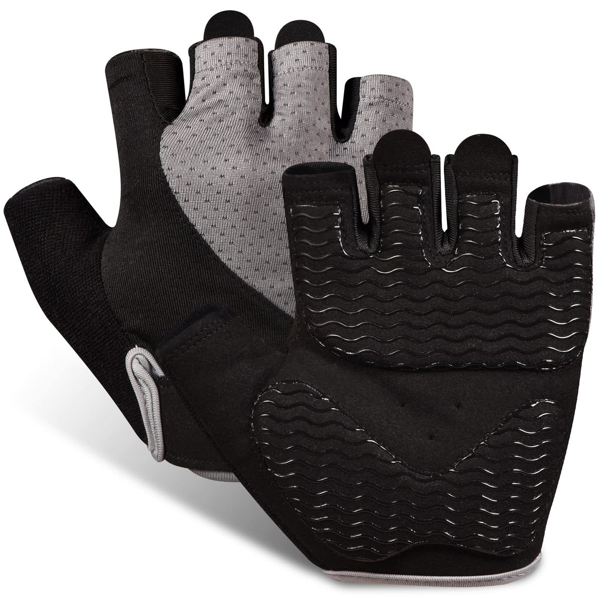 sunnex Gym Gloves Workout Gloves Fingerless Gloves for Weightlifting Lightweight Breathable Fitness Gloves Sports Gloves for Training Lifting Weight Cycling Climbing Rowing