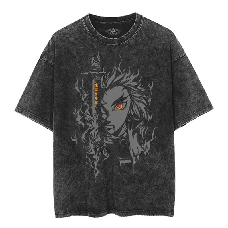 Vintage Oversized Jujutsu Kaisen Graphic Tee
