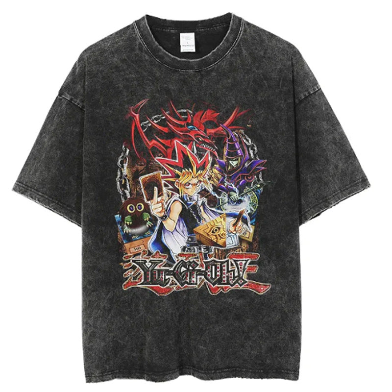 Vintage Oversized Jujutsu Kaisen Graphic Tee