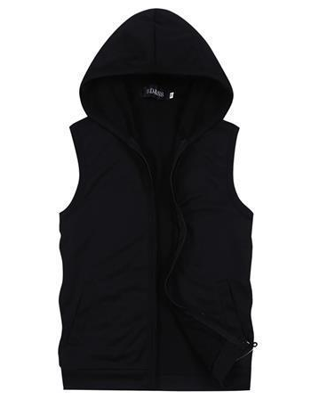 Men's Sleeveless Workout Hoodie for Gym and Running