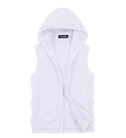 Men's Sleeveless Workout Hoodie for Gym and Running
