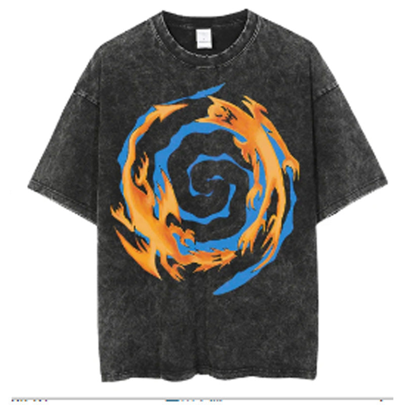 Vintage Oversized Jujutsu Kaisen Graphic Tee