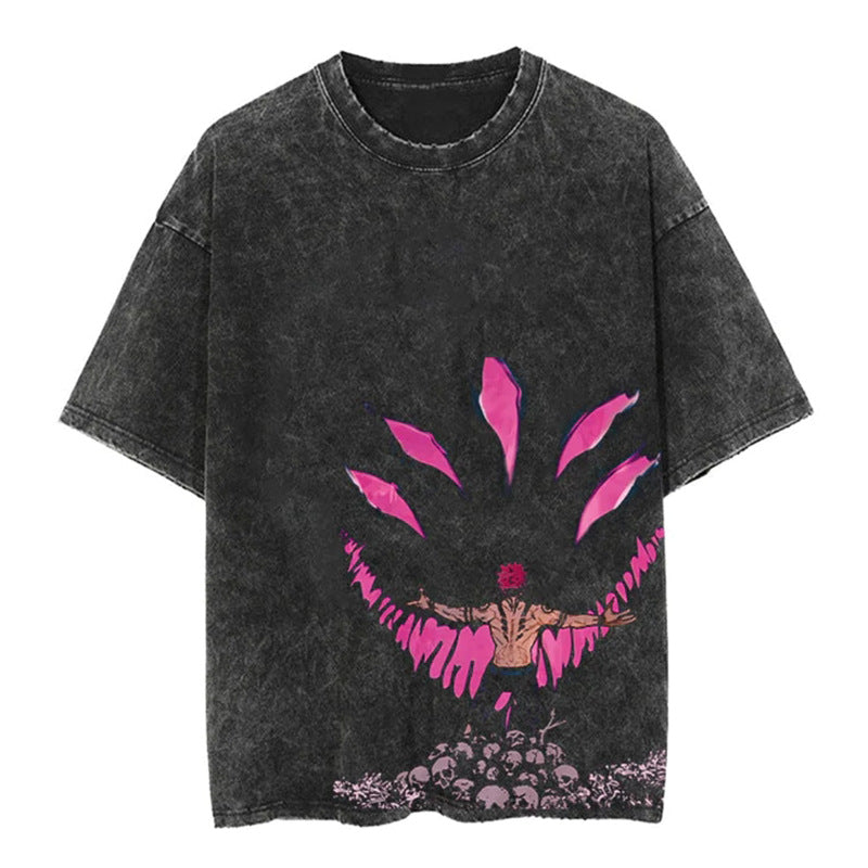 Vintage Oversized Jujutsu Kaisen Graphic Tee